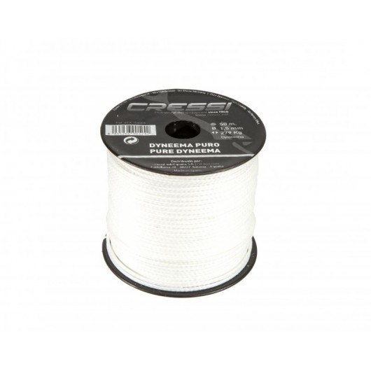CRESSI CABO DYNEEMA 100% | Ø1.5MM 50METROS | BLANCO