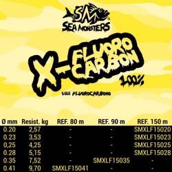 SEA MONSTERS X-LINE FLUOROCARBONO adcsportshop.com