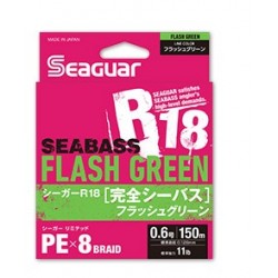 SEAGUAR R18 SEABASS FLASH GREEN 150 MT adcsportshop.com