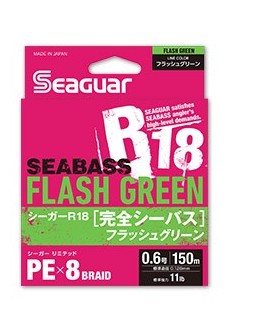 SEAGUAR R18 SEABASS FLASH GREEN 150 MT adcsportshop.com