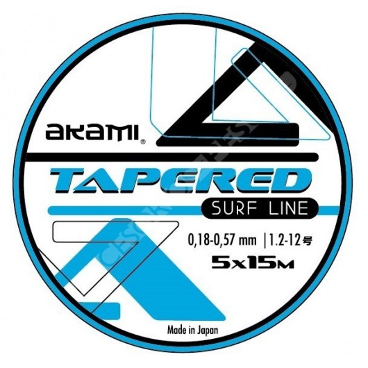 TAPERED SURF LINE CLEAR AKAMI adcsportshop.com