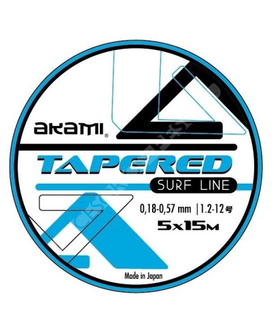 TAPERED SURF LINE CLEAR AKAMI adcsportshop.com