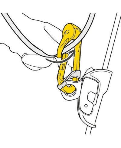 PETZL ROLLCLIP A SIN BLOQUEO