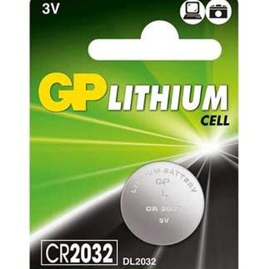 GP LITHIUM CELL CR2032 3V