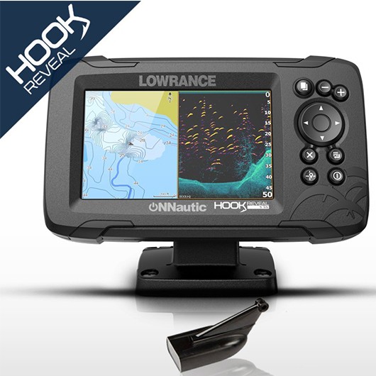 LOWRANCE HOOK REVEAL 5 CON TRADUCTOR HDI 83/200 DOWNSCAN