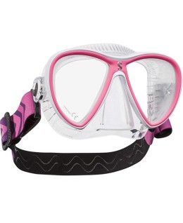 SCUBAPRO SYNERGY TWIN CLEAR CON CORREA CONFORT pink