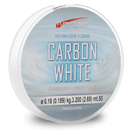 TUBERTINI NYLON CARBON WHITE FLUOROCARBON 50M
