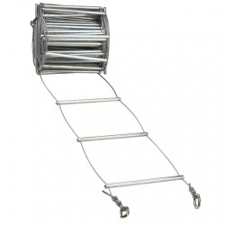 FIXE STEEL LADDERS 200MM 5M