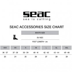 Seac Sub Calcetines de Neopreno Estándar HD 5mm