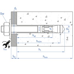 INDEX ANCLAJE MACHO INOXIDABLE MTH -A2 M10x90 Ø10