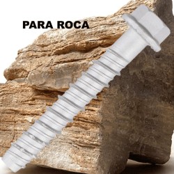 INDEX ANCLAJE FIJACIÓN DIRECTA A ROCA CABEZA HEXAGONAL TFE  Ø10x60MM