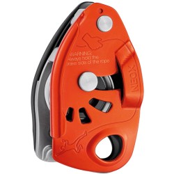 PETZL NEOX ORANGE | DESCENSOR ASEGURADOR ESCALADA