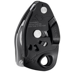 PETZL NEOX BLACK | DESCENSOR ASEGURADOR ESCALADA