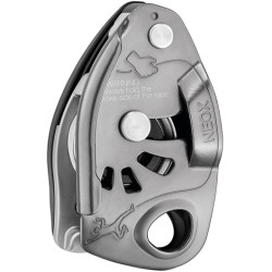 PETZL NEOX LIGHT GRAY | DESCENSOR ASEGURADOR ESCALADA