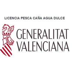 LICENCIA PESCA AGUA DULCE COMUNIDAD VALENCIANA 1 AÑOS