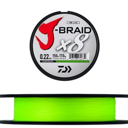 DAIWA TRENZADO J BRAID X8 150M CHARTREUSE