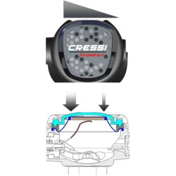 CRESSI PACK XS COMPACT MC9 DIN + OCTOPUS XS COMPACT