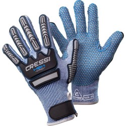 CRESSI HEX GRIP 3MM AZUL