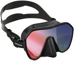 CRESSI Z2 NEGRA / ULTRAVISION ROJO AZUL