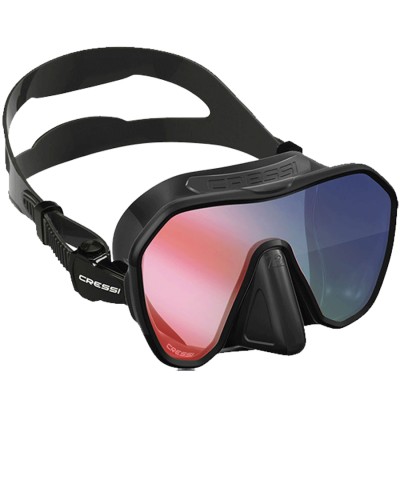 CRESSI Z2 NEGRA / ULTRAVISION ROJO AZUL