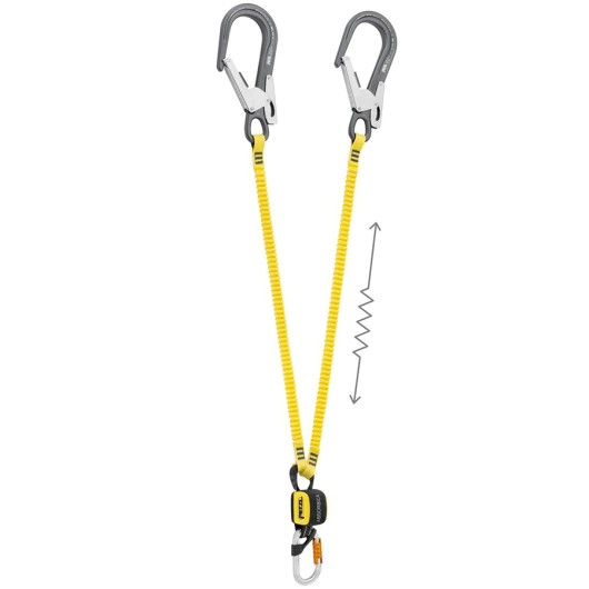 PETZL ABSORBICA-Y MGO 150CM|VERSIÓN EUROPEA | ELEMENTO AMARRE DOBLE