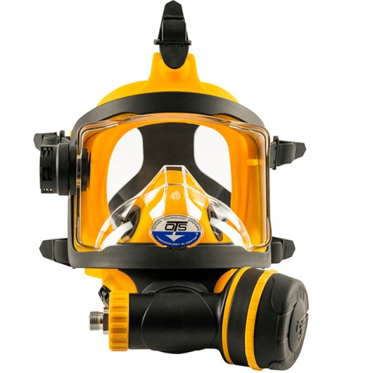 OTS GUARDIAN FFM 1.1 FULL FACE MASK YELLOW SKIRT / BLACK