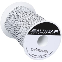 SALVIMAR LINEA DYNEEMA NEGRO BLANCO Ø 1.5MM / 100MT