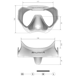 SALVIMAR MÁSCARA NEO / AGUAMARINA