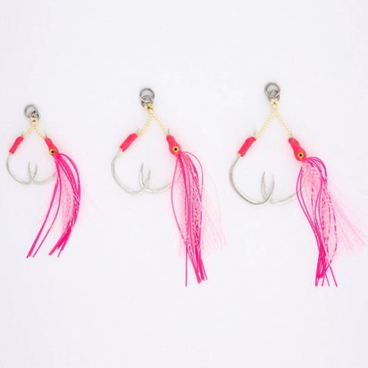 BLUE CRAB ASSIST DOUBLE HOOK PINK