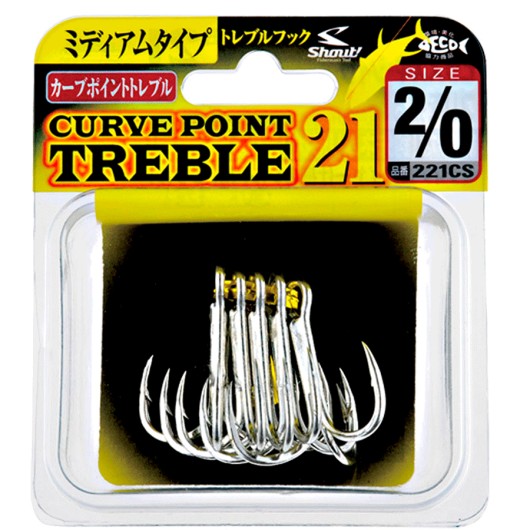 SHOUT POTERA CURVE POINT TREBLE 21