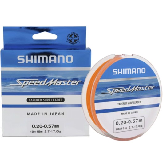 SHIMANO SPEEDMASTER SURF TAPERED LEADER CLEAR