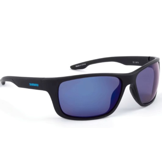 SHIMANO EYEWEAR ANTARES MATTE BLACK BLUE MIRROR