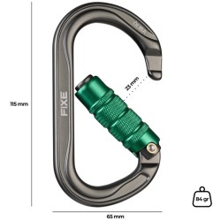 FIXE ÒLIBA TRIPLE LOCK | MOSQUETÓN TIPO SIMÉTRICO