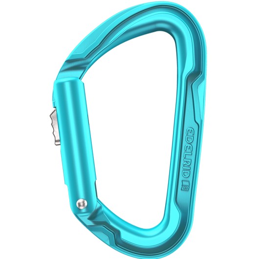 EDELRID PURE SLIDER ICEMINT | MOSQUETÓN TIPO ASIMÉTRICO