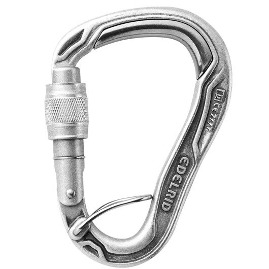 EDELRID HMS BULLETPROOF SCREW FG ECO | MOSQUETÓN TIPO HMS