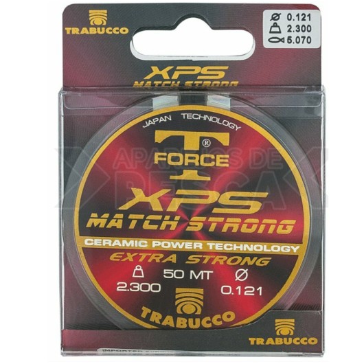 TRABUCCO T-FORCE XPS MATCH STRONG 50MT | NYLON DE PESCA