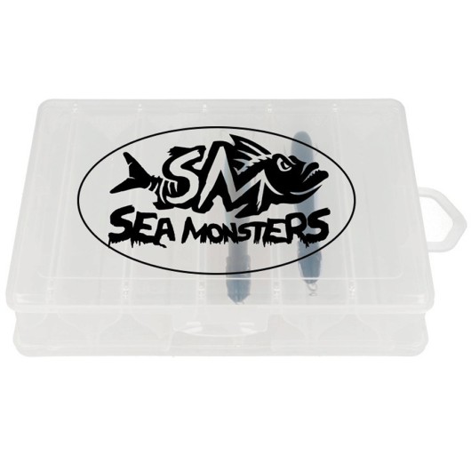SEA MONSTERS CAJA REVERSIBLE 19x14x3.7 | PORTA SEÑUELOS