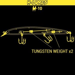 SEA MONSTERS SEÑUELO H10 170MM 32GR