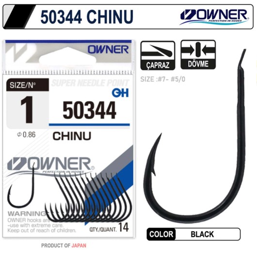 OWNER CHINU BLACK 50344 | ANZUELO