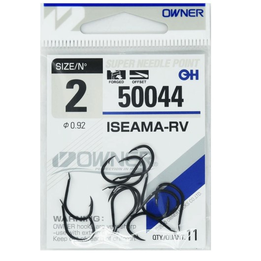 OWNER ISEAMA RV 50044 BLACK | ANZUELOS
