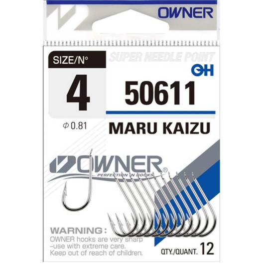 OWNER MARU KAIZU 50611 WHITE | ANZUELOS