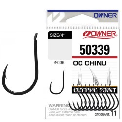 OWNER OC CHINU 50339 BLACK | ANZUELOS