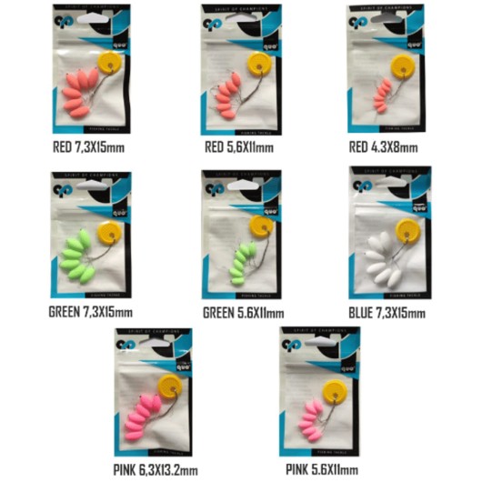 QUO FISHING FLOTTERS LUMINOSOS 5,6X11