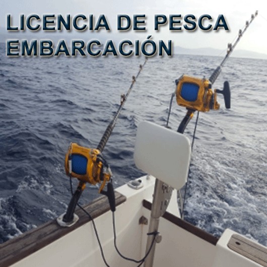 LICENCIA PESCA EMBARCACIÓN 2 AÑOS (LISTA 7ª)