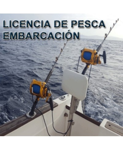 LICENCIA PESCA EMBARCACIÓN 2 AÑOS (LISTA 7ª)