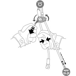 PETZL DUAL CANYON GUIDE | ELEMENTO AMARRE DOBLE REGULABLE