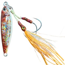 BLUE CRAB JIG FAT 40 GRS GLOW AND DOUBLE ASSIST HOOK