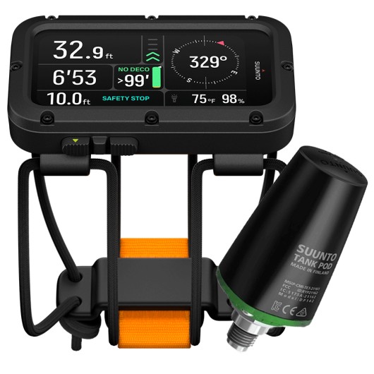 SUUNTO NAUTIC BUNGEE CORD & TANK POD / ORDENADOR DE BUCEO