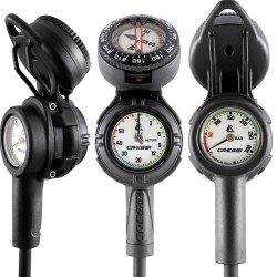 CRESSI CONSOLA 3 ELEMENTOS | MANÓMETRO | PROFUNDÍMETRO | COMPASS
