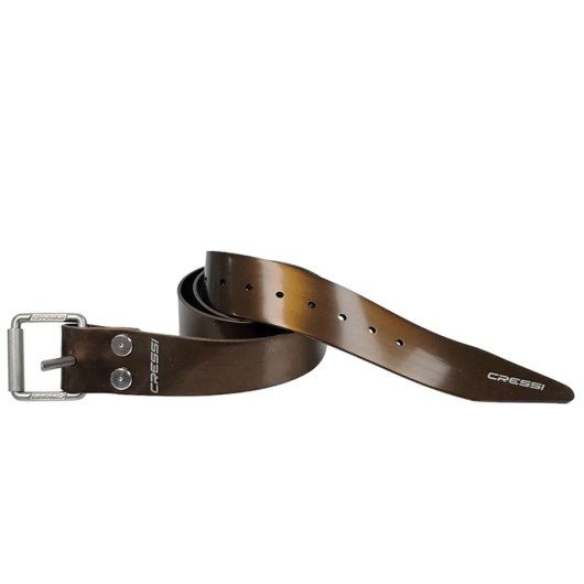 CRESSI CINTURON SILICONA HEBILLA MARSELLES | MARRON METAL